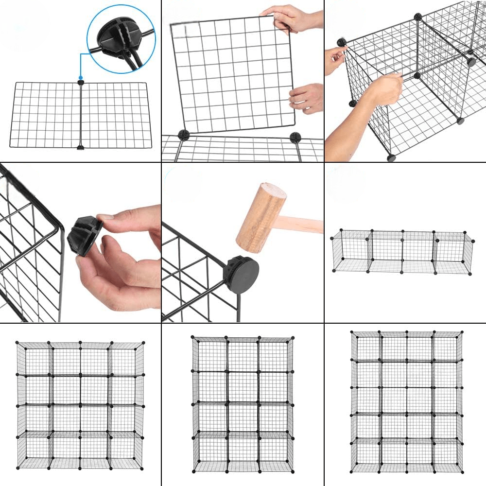 Cube Rangement - ModulCube™ - Noir - Accessoires Maison Design