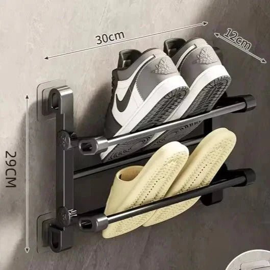 Étagère à Chaussures - BathroomShoeRack™ - Noir - Accessoires Maison Design