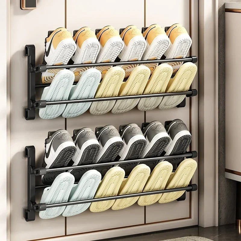 Étagère à Chaussures - BathroomShoeRack™ - Noir - Accessoires Maison Design