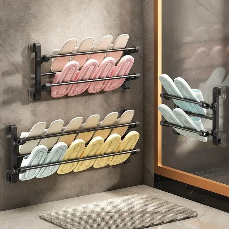 Étagère à Chaussures - BathroomShoeRack™ - Noir - Accessoires Maison Design