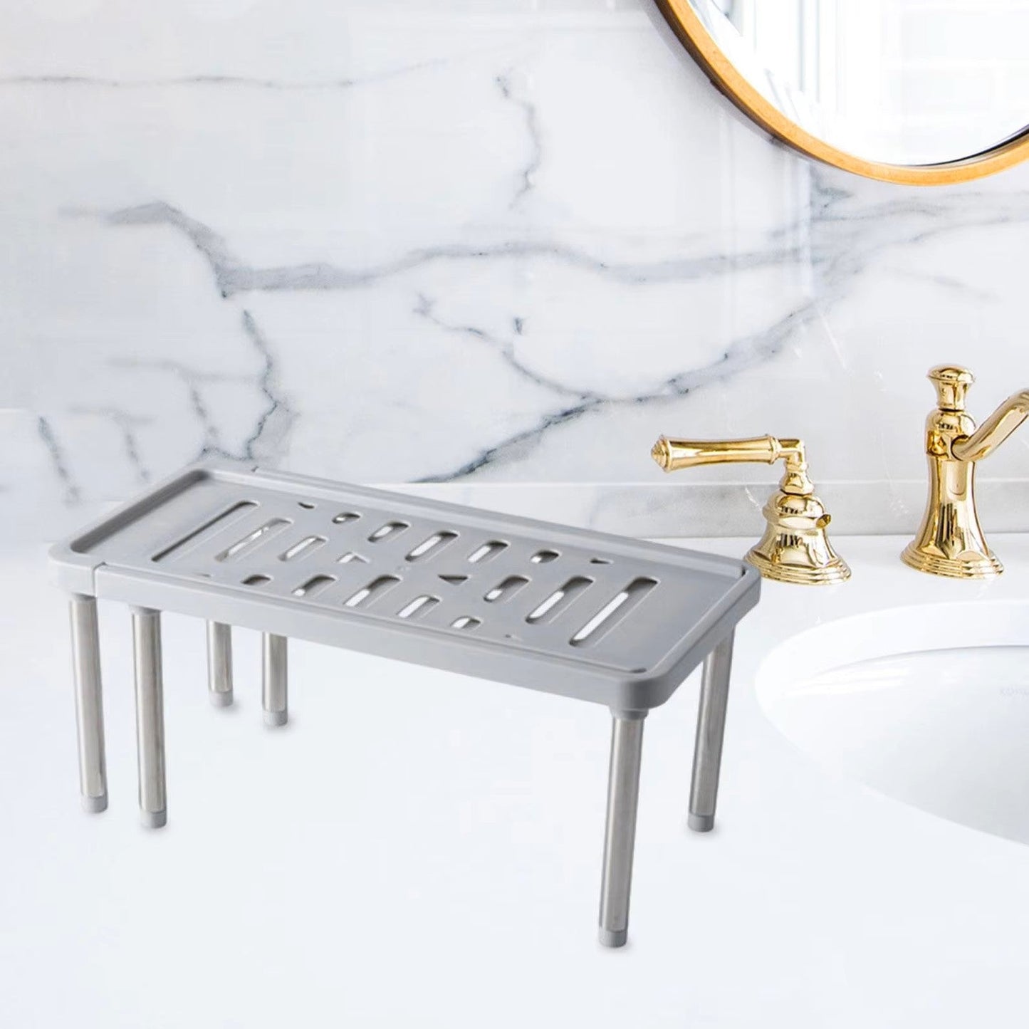 Étagère de Rangement - MultifunctionStorageRack™ - Gris - Accessoires Maison Design