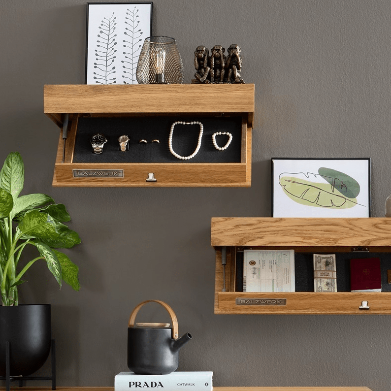 Étagère Murale - MagicShelf™ - Bois Naturel - Accessoires Maison Design