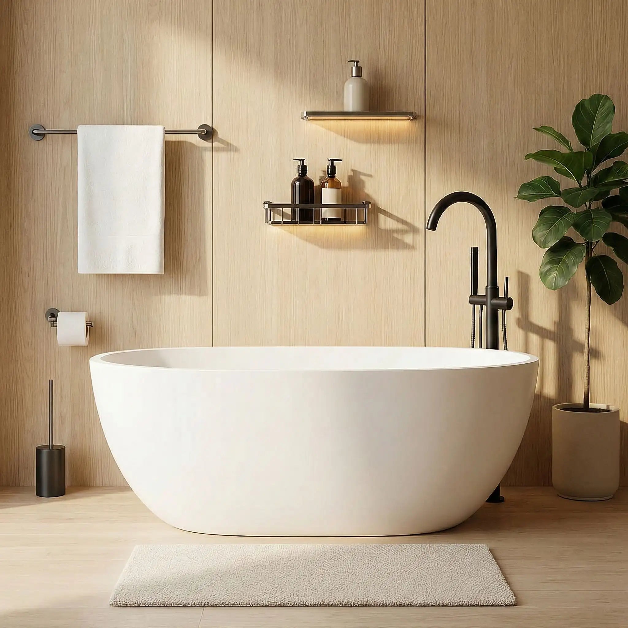 Accessoires de salle de bain design et durables