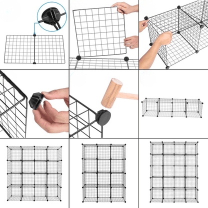 Cube Rangement - ModulCube™ - Noir - Accessoires Maison Design