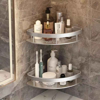 Etagere douche sans percage acier inoxydable organisateur