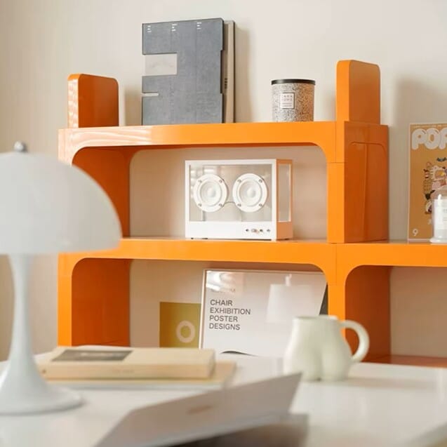 Étagère Modulable - ShelfCraft™ - Orange - Accessoires Maison Design