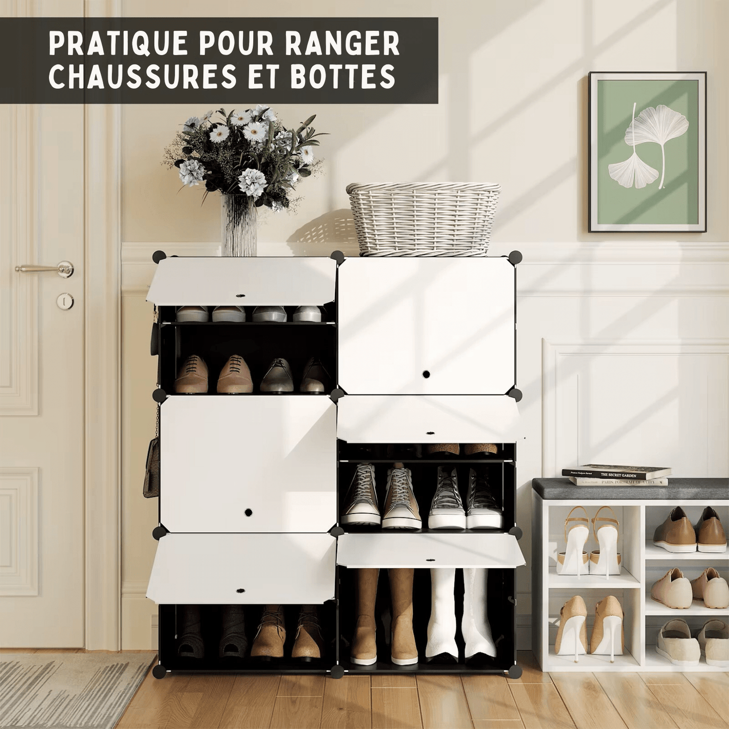 Meuble à Chaussures - ShoeMax™ - Blanc - Accessoires Maison Design