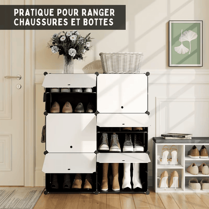 Meuble à Chaussures - ShoeMax™ - Blanc - Accessoires Maison Design